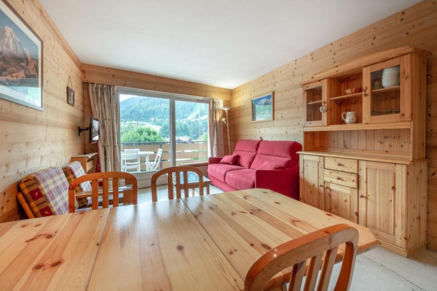 Ski verhuur Appartement 2 kamers 4 personen (12) - Résidence Crystal - La Clusaz - Woonkamer