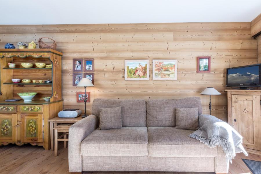 Ski verhuur Appartement 2 kamers 4 personen (19) - Résidence Crystal - La Clusaz - Woonkamer