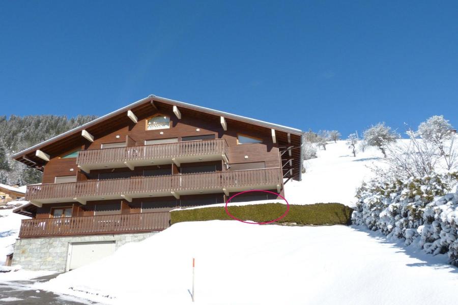 Vacances en montagne Appartement 2 pièces coin montagne 5 personnes (05) - Résidence Danais - La Clusaz - Extérieur hiver