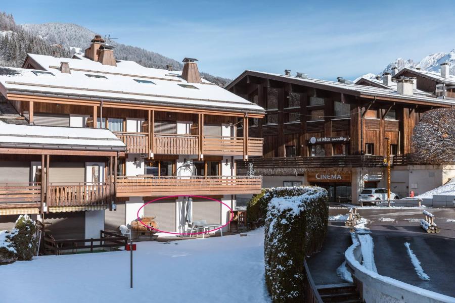 Location au ski Appartement 4 pièces coin montagne 6 personnes (01) - Résidence du Centre D - La Clusaz - Extérieur hiver