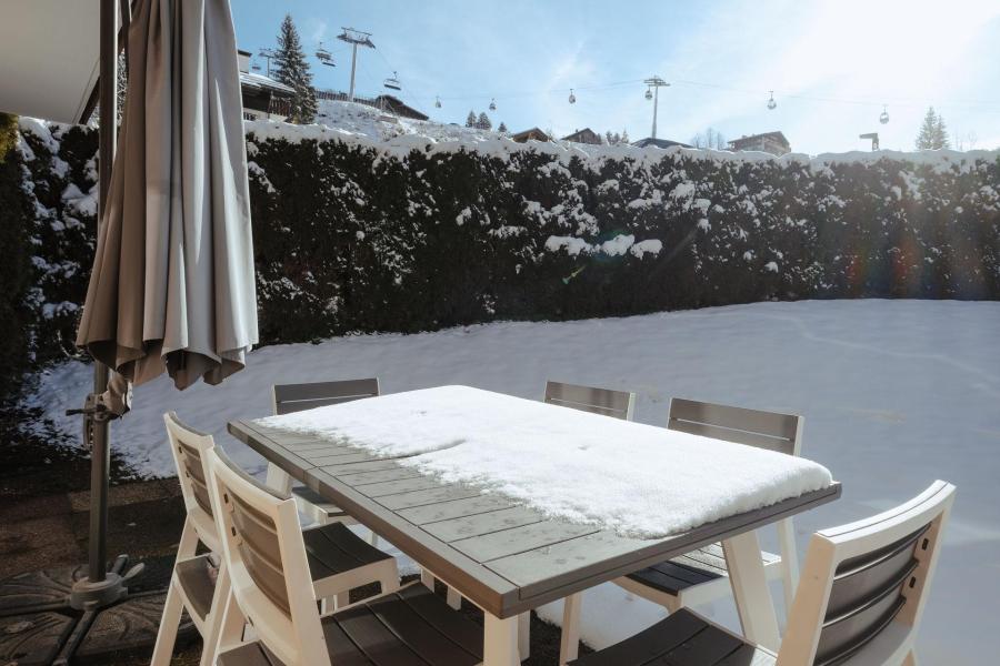 Alquiler al esquí Apartamento cabina 4 piezas para 6 personas (01) - Résidence du Centre D - La Clusaz - Terraza