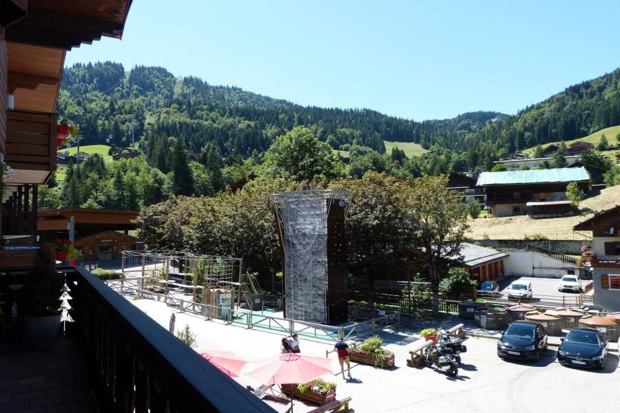 Skiverleih 4 Zimmer Maisonettewohnung für 4 Personen (2) - Résidence Flomatines - La Clusaz - Terrasse