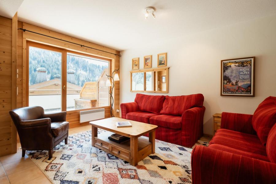 Rent in ski resort 4 room apartment 6 people (D1) - Résidence Florentins D - La Clusaz - Living room