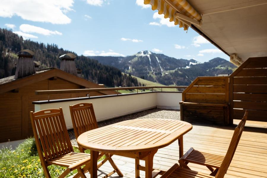 Rent in ski resort 4 room apartment 6 people (D1) - Résidence Florentins D - La Clusaz - Terrace