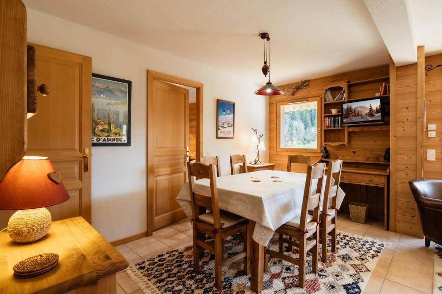 Skiverleih 4-Zimmer-Appartment für 6 Personen (D1) - Résidence Florentins D - La Clusaz - Wohnzimmer