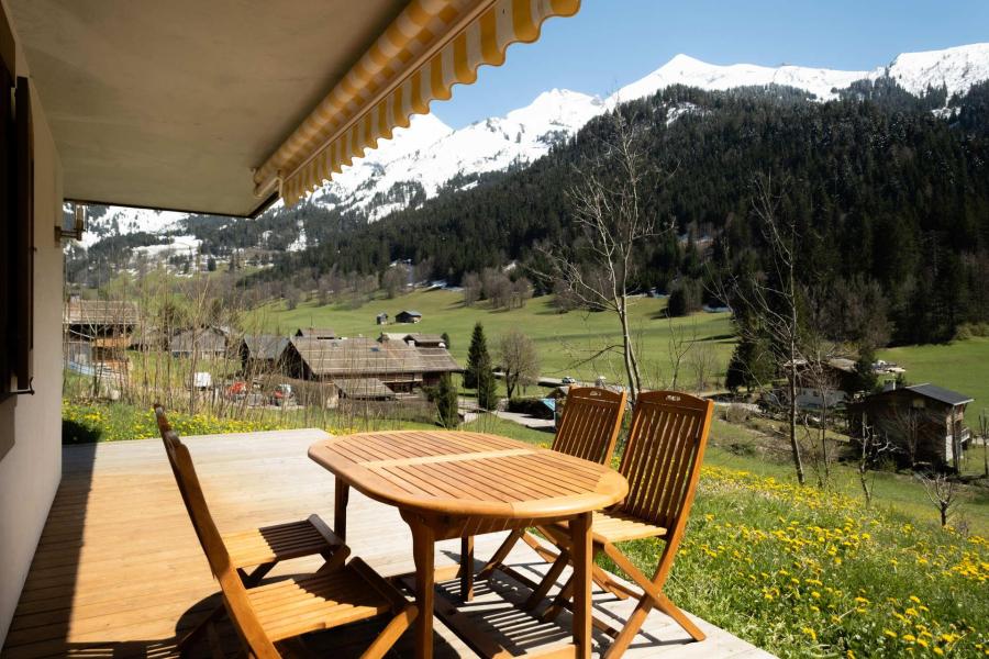 Ski verhuur Appartement 4 kamers 6 personen (D1) - Résidence Florentins D - La Clusaz - Terras