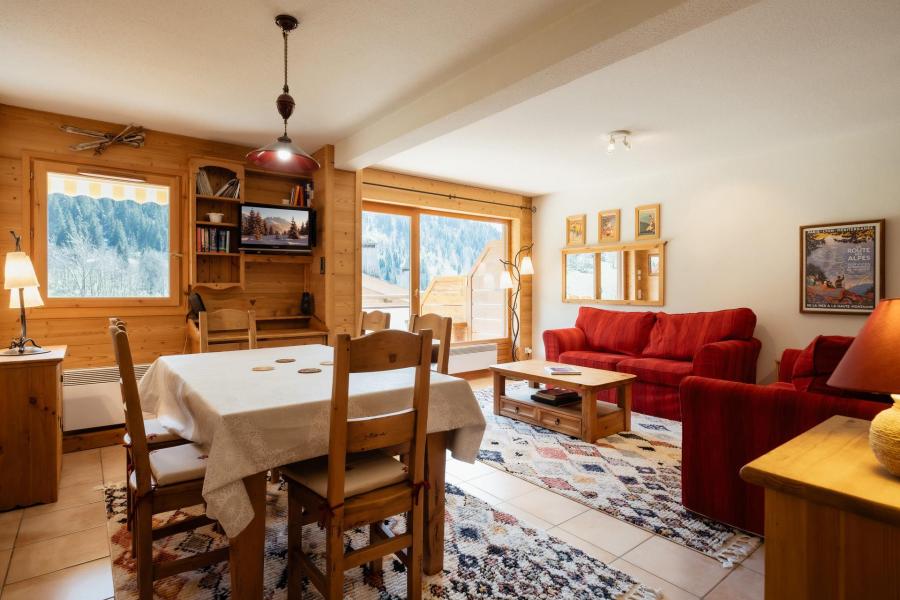 Ski verhuur Appartement 4 kamers 6 personen (D1) - Résidence Florentins D - La Clusaz - Woonkamer