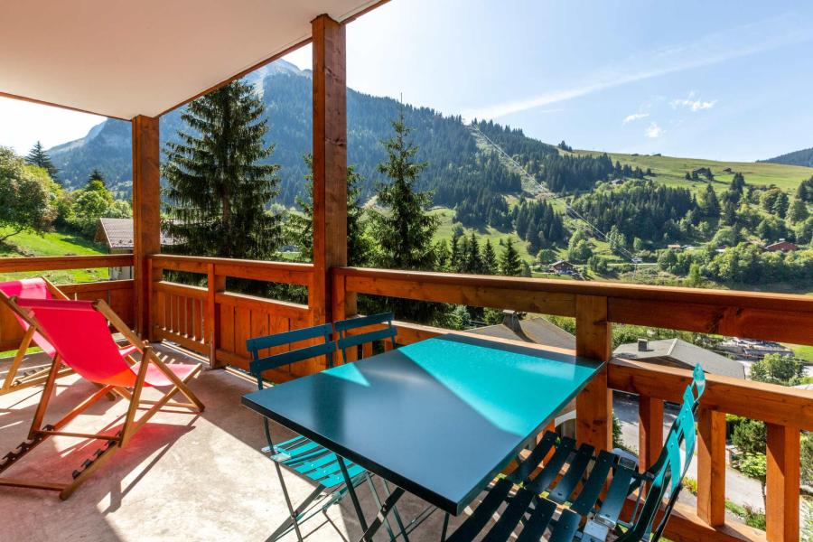 Skiverleih 4-Zimmer-Appartment für 8 Personen (4) - Résidence Grepon - La Clusaz - Balkon