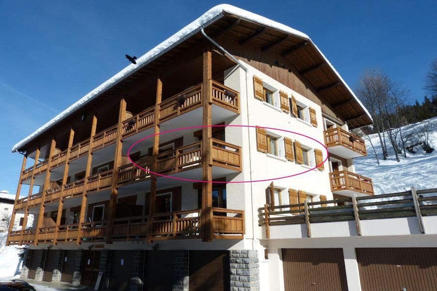 Wynajem na narty Apartament 4 pokojowy 8 osób (4) - Résidence Grepon - La Clusaz - Balkon