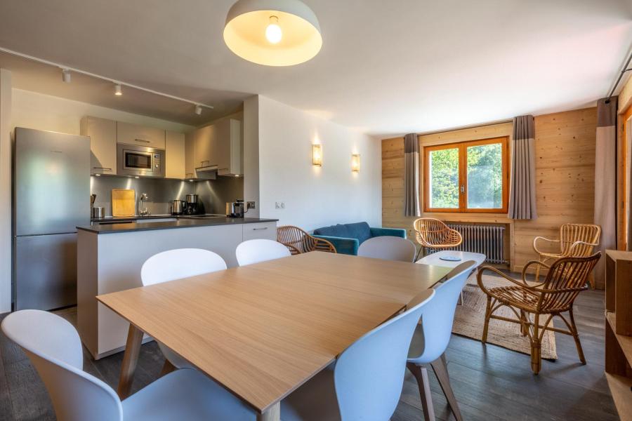 Ski verhuur Appartement 4 kamers 8 personen (4) - Résidence Grepon - La Clusaz - Woonkamer