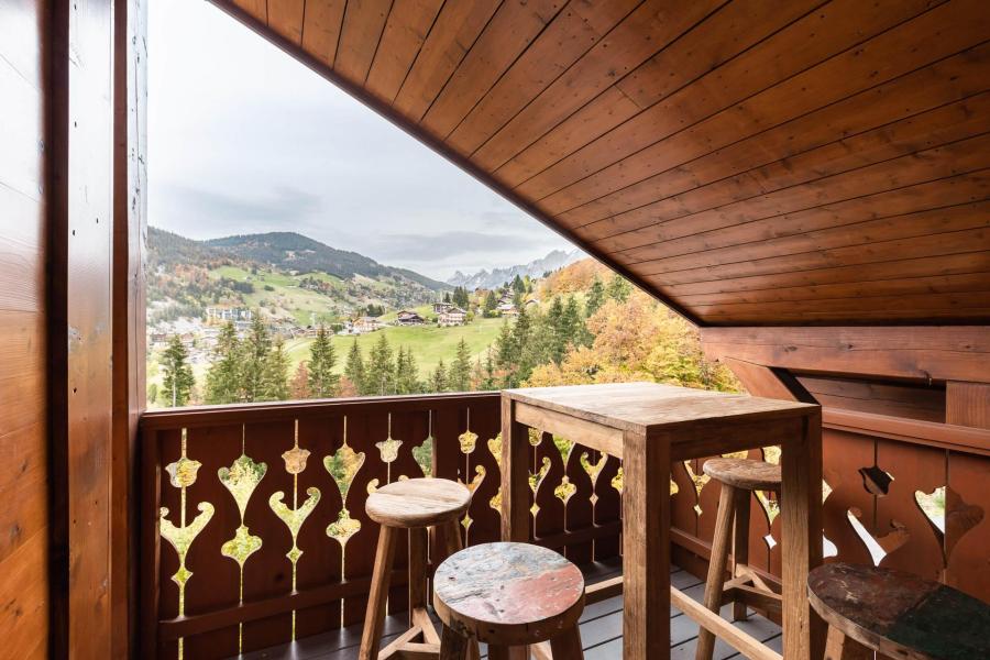 Alquiler al esquí Apartamento 4 piezas rincón montaña duplex 10 personas (5) - Résidence Hameau De Beauregard / Bat B - La Clusaz - Balcón