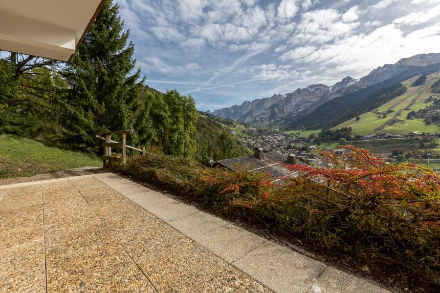 Rent in ski resort 2 room apartment sleeping corner 4 people (08) - Résidence Hauts des Riffroids B - La Clusaz - Terrace