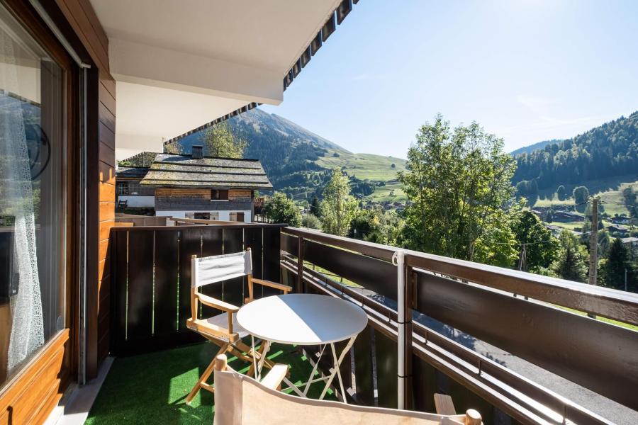 Soggiorno sugli sci Studio per 4 persone (07) - Résidence Helianthes A - La Clusaz - Balcone