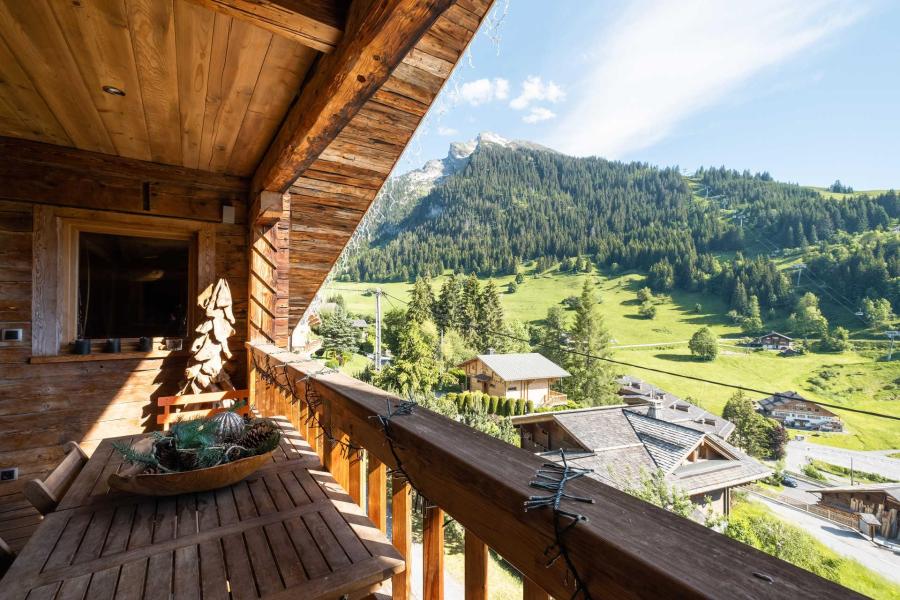 Location au ski Appartement 5 pièces 8 personnes (Edelwe) - Résidence La Pernat - La Clusaz - Balcon