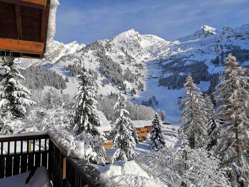 Location au ski Chalet 4 pièces 6 personnes (2) - Résidence Lyckrete - La Clusaz - Balcon