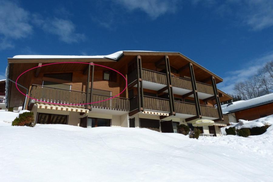 Location au ski Appartement 6 pièces coin montagne 7 personnes (A08) - Résidence Nant Soleil A - La Clusaz - Extérieur hiver