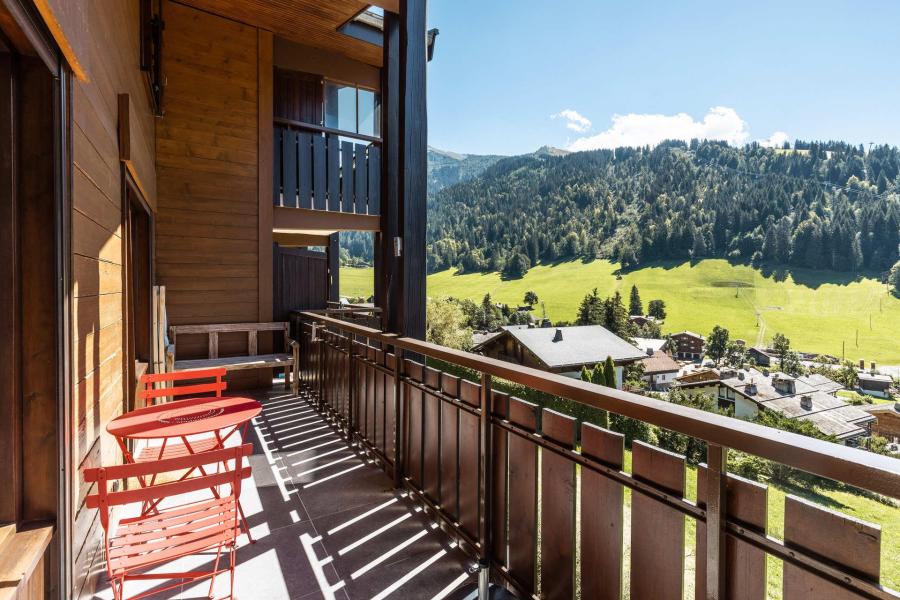 Wynajem na narty Apartament 6 pokojowy z alkową 7 osób (A08) - Résidence Nant Soleil A - La Clusaz - Balkon