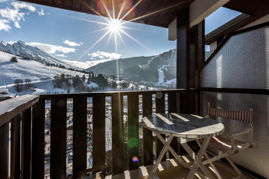 Rent in ski resort 4 room duplex apartment 6 people (28) - Résidence Ours Brun - La Clusaz - Balcony