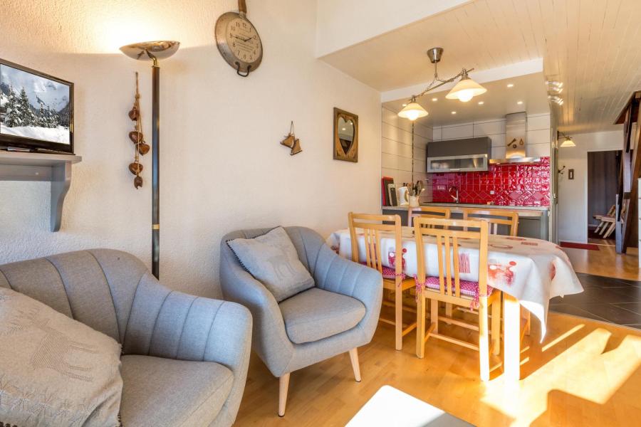 Rent in ski resort 4 room duplex apartment 6 people (28) - Résidence Ours Brun - La Clusaz - Living room