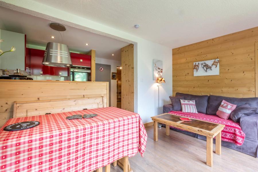 Ski verhuur Appartement 3 kamers 6 personen (15) - Résidence Ours Brun - La Clusaz - Woonkamer