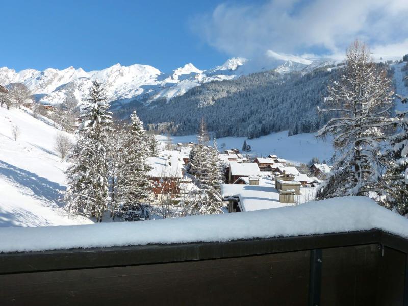 Location au ski Appartement 3 pièces 6 personnes (15) - Résidence Ours Brun - La Clusaz - Balcon