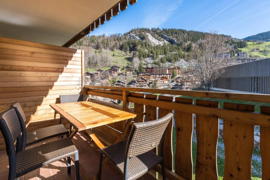 Ski verhuur Studio bergnis 3 personen (512) - Résidence Parnasse 1 - La Clusaz - Terras