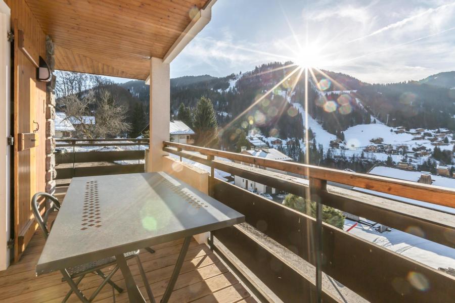 Skiverleih 2-Zimmer-Appartment für 5 Personen (4) - Résidence Pascal - La Clusaz - Balkon