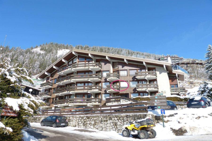 Skiverleih Studio für 4 Personen (14) - Résidence Piscine - La Clusaz - Draußen im Winter