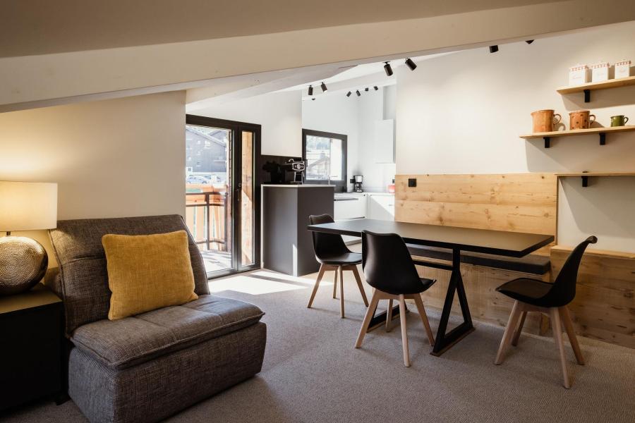 Location au ski Appartement 4 pièces coin montagne 5 personnes (7) - Résidence Point Percee - La Clusaz - Séjour