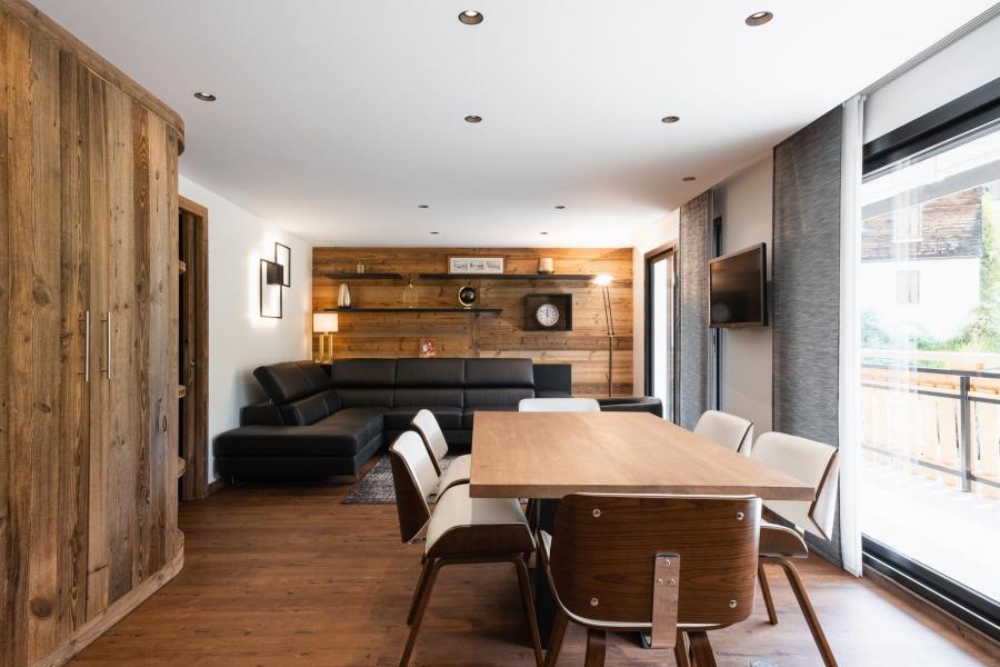 Rent in ski resort Résidence Point Percee - La Clusaz - Living room