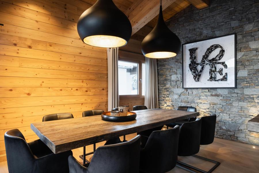 Ski verhuur Appartement duplex 5 kamers 8 personen - Résidence Sapaudia - La Clusaz - Woonkamer