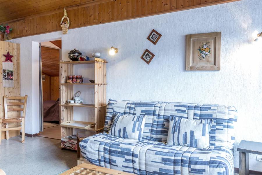 Ski verhuur Appartement 3 kamers 6 personen (04) - Résidence Sarto - La Clusaz - Woonkamer