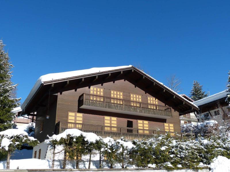 Vakantie in de bergen Résidence Soldanella - La Clusaz - Buiten winter