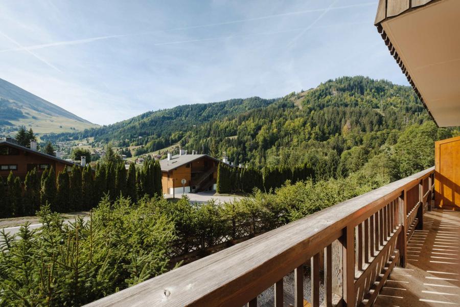 Alquiler al esquí Apartamento 3 piezas para 7 personas - Résidence Soldanella - La Clusaz - Balcón