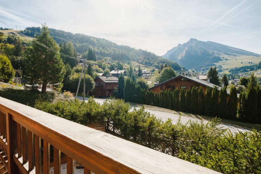 Alquiler al esquí Apartamento 3 piezas para 7 personas - Résidence Soldanella - La Clusaz - Balcón