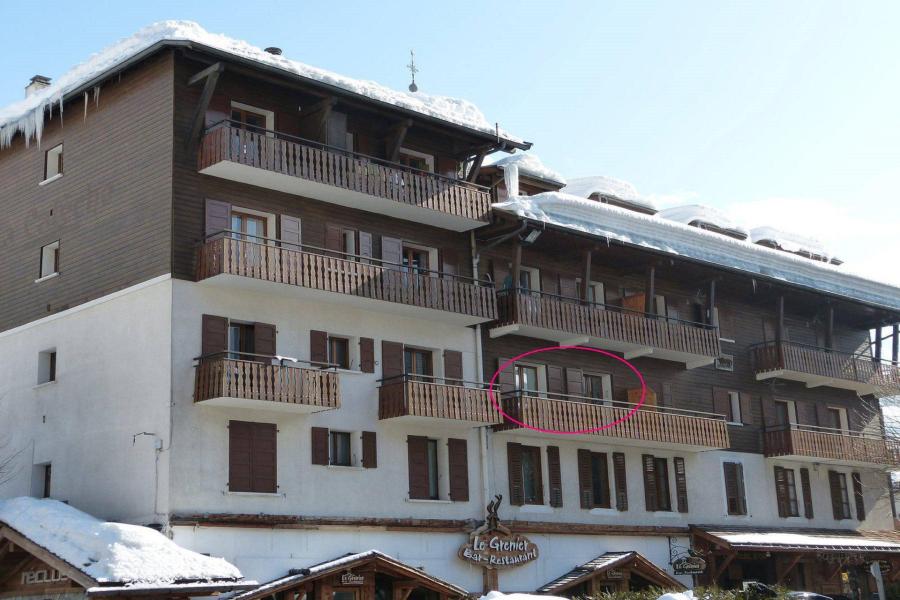 Ski verhuur Appartement 2 kamers 4 personen (20) - Résidence Soleil d'Or - La Clusaz - Buiten winter