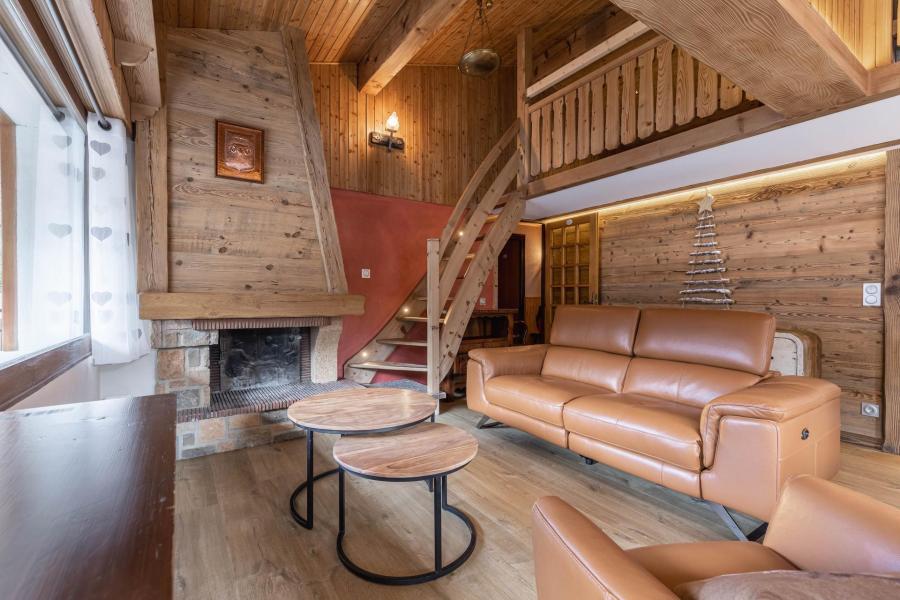 Ski verhuur Appartement 4 kamers 6 personen (Cobrel) - Residence Vittoz - La Clusaz - Woonkamer