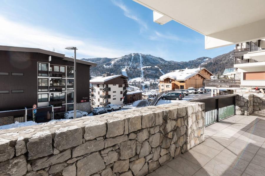 Rent in ski resort 3 room apartment sleeping corner 6 people (01) - Résidence Wapiti - La Clusaz - Balcony