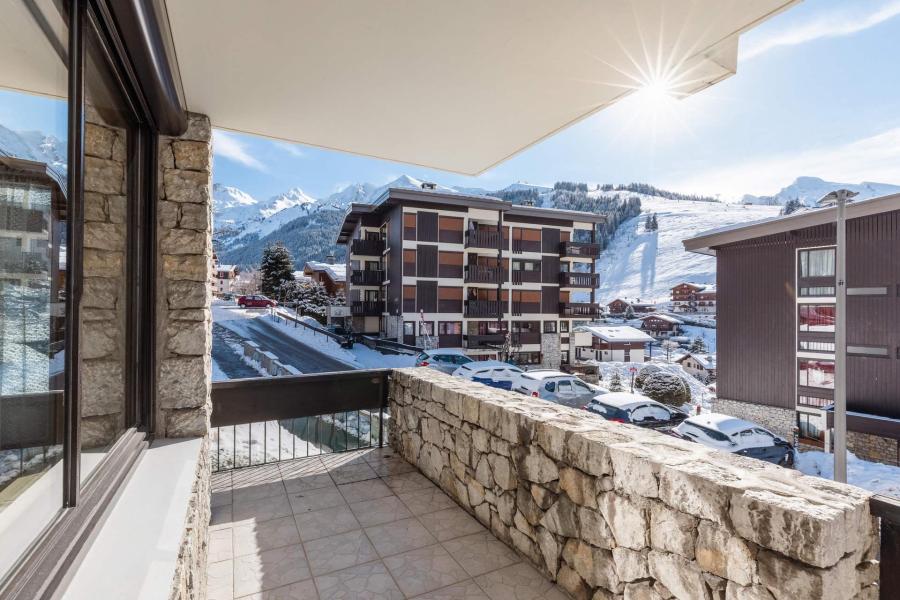 Skiverleih 3-Zimmer-Berghütte für 6 Personen (01) - Résidence Wapiti - La Clusaz - Balkon