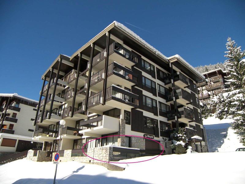 Rent in ski resort 3 room apartment sleeping corner 6 people (01) - Résidence Wapiti - La Clusaz - Winter outside