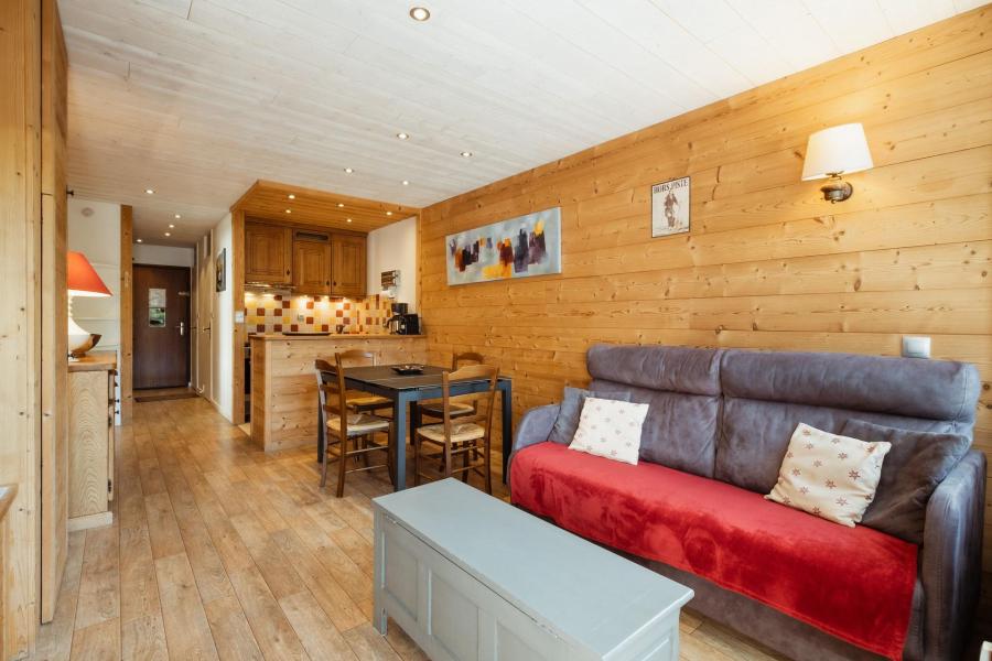 Ski verhuur Appartement 3 kamers 6 personen (15) - Résidence Wapiti - La Clusaz - Woonkamer