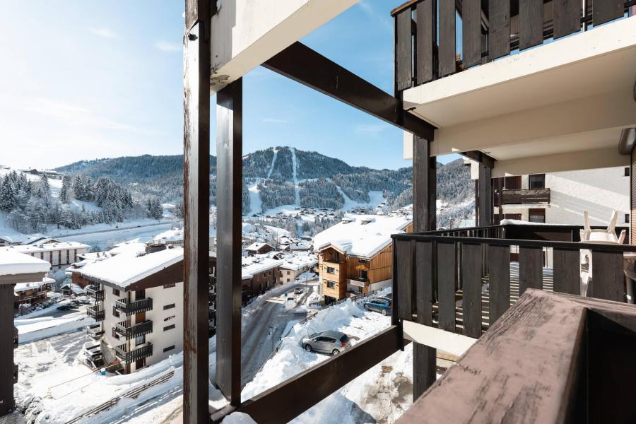 Rent in ski resort Studio 4 people (20) - Résidence Wapiti - La Clusaz - Balcony