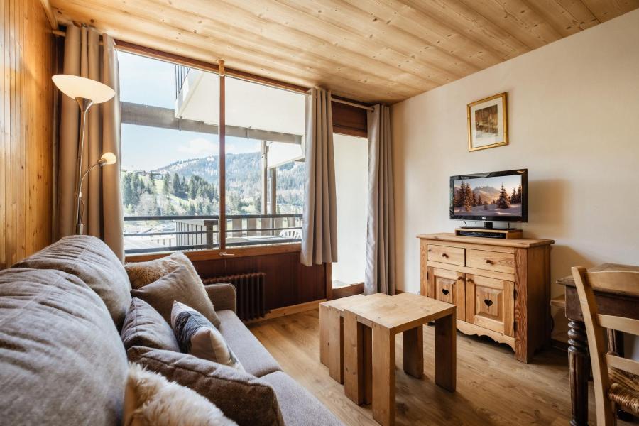 Rent in ski resort Studio 4 people (20) - Résidence Wapiti - La Clusaz - Living room