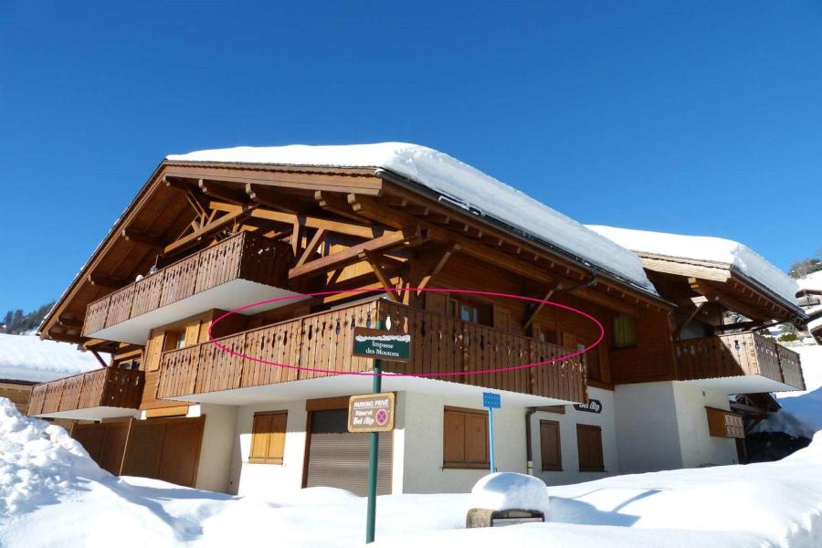 Location au ski Appartement 3 pièces cabine 6 personnes (BELAL4) - Résience Bel Alp - La Clusaz - Extérieur hiver