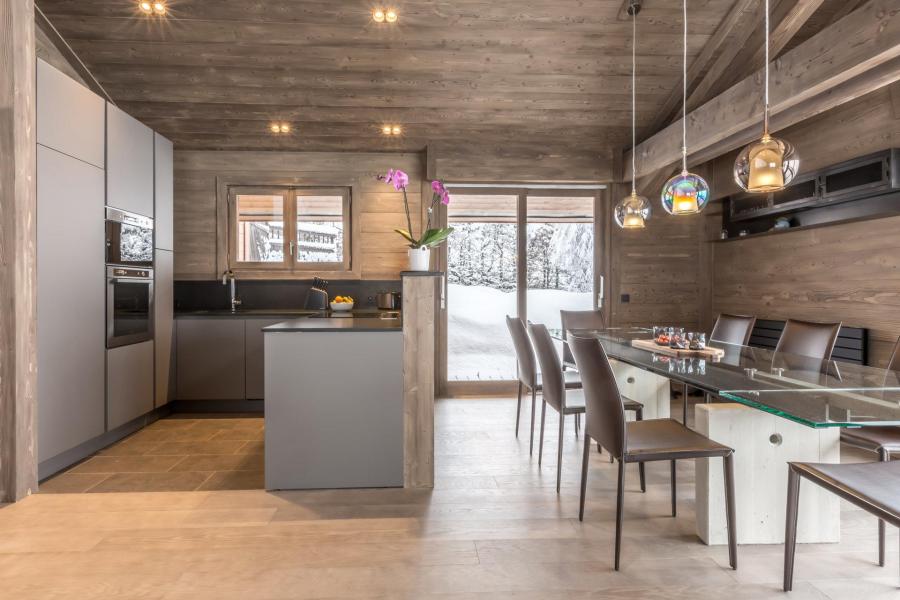 Rent in ski resort 6 room chalet 12 people - Rosebud - La Clusaz - Kitchen