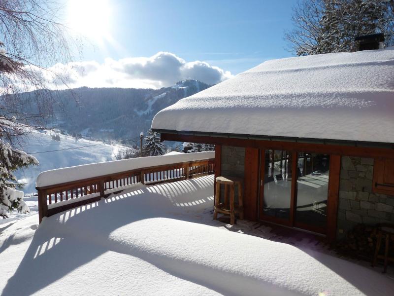 Location au ski Rosebud - La Clusaz - Extérieur hiver