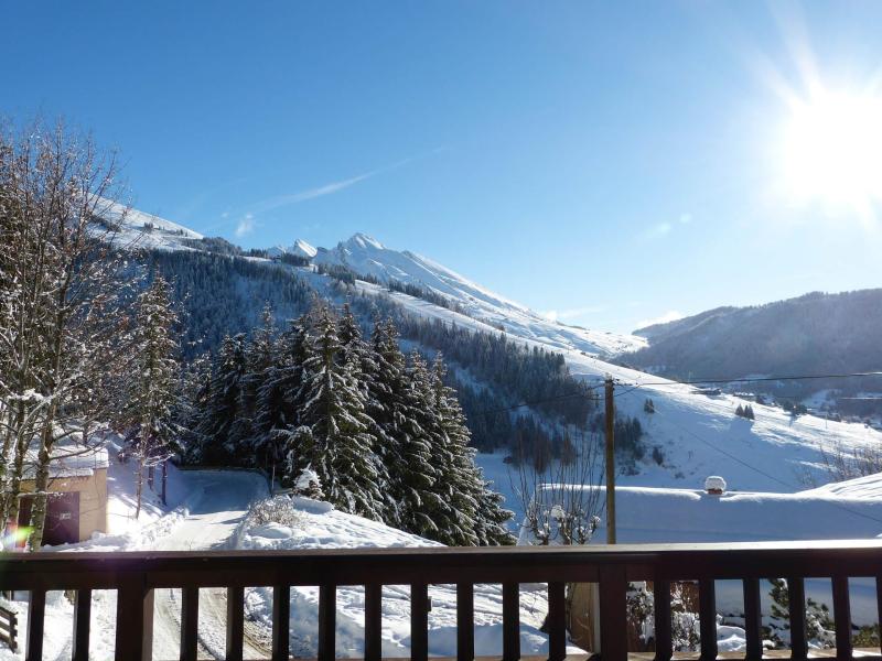 Location au ski Chalet 6 pièces 12 personnes - Rosebud - La Clusaz - Terrasse