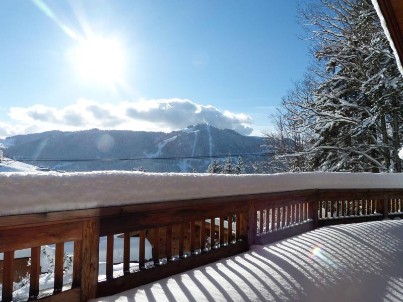 Skiverleih Rosebud - La Clusaz - Terrasse