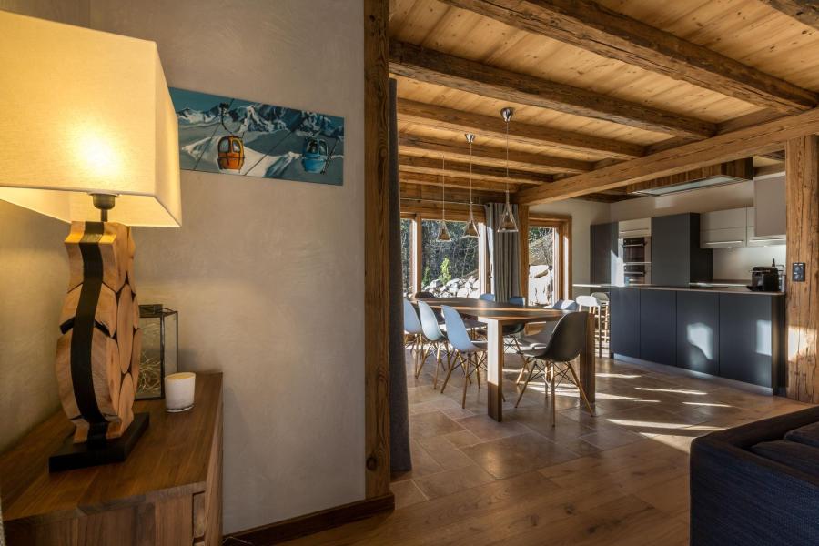 Ski verhuur Chalet 6 kamers 10 personen - Sagalodge - La Clusaz - Woonkamer