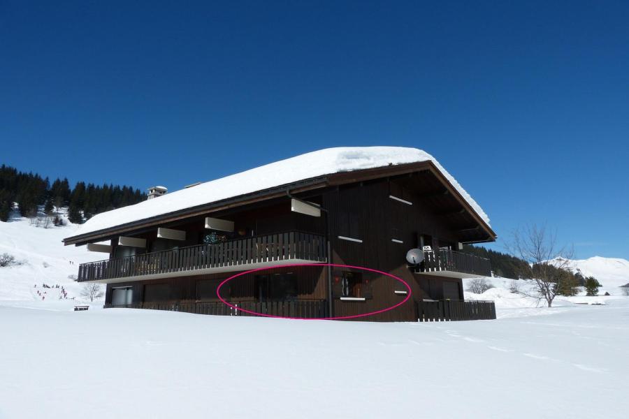 Location au ski Studio coin montagne 4 personnes (04) - Samoyede - La Clusaz - Extérieur hiver